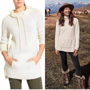 Athleta 100% Cashmere Serenity Hoodie Sweater